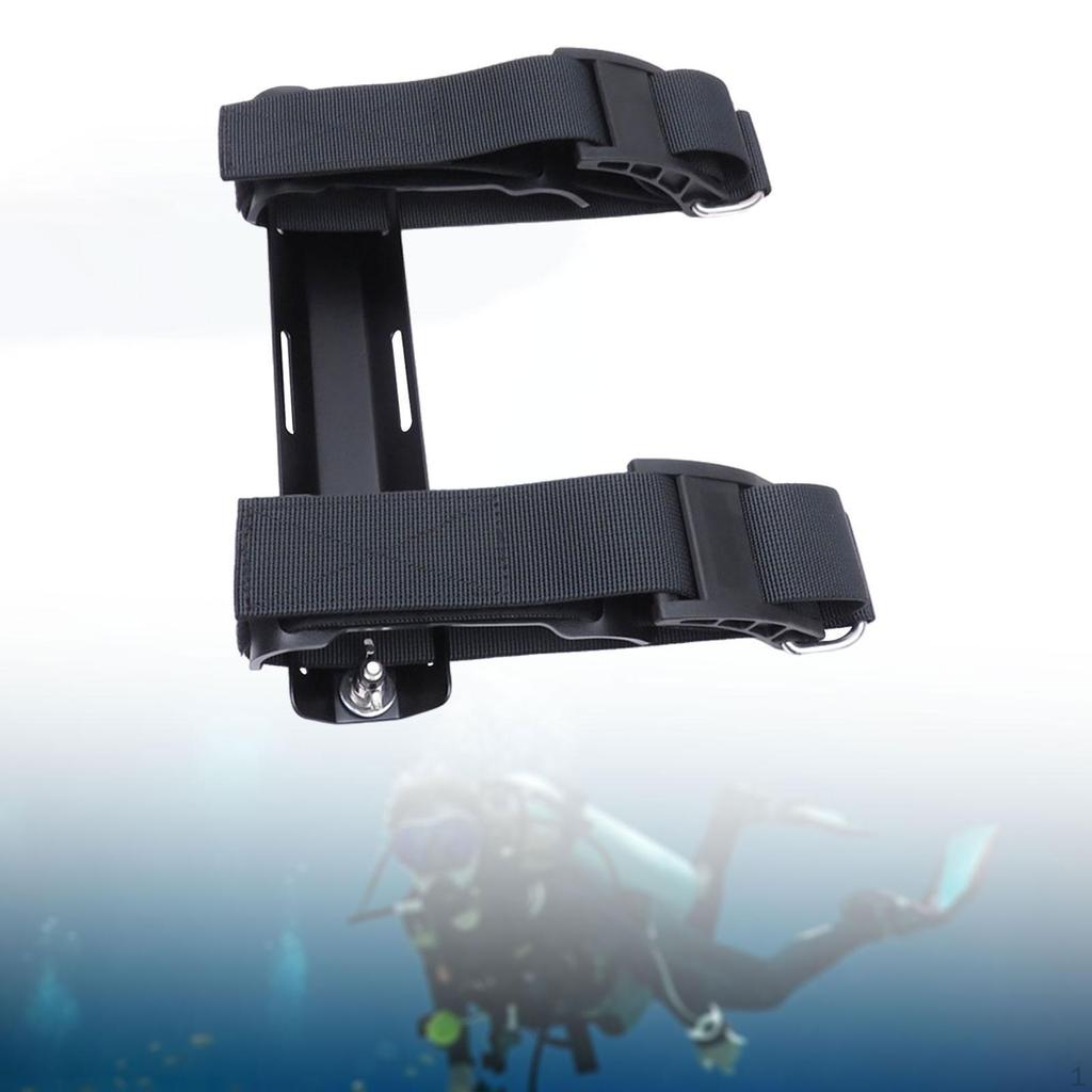 Diving Backplate Bracket Aluminum Alloy Back Plate Cylinder for Underwater