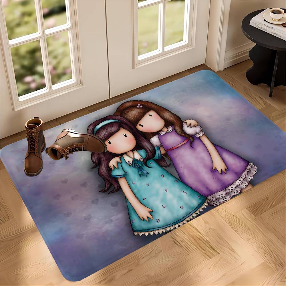 

Anime S-Santoro Kitchen Mat Kids Room Bedroom Decoration Balcony Anti-Slip Doormat Living Room Alfombra 50x80cm
