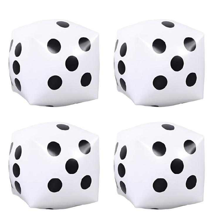 

4Pcs Oversized Inflatable Dices Kid Educational Toy Teaching Aids for Kid Birthday Party Game 1