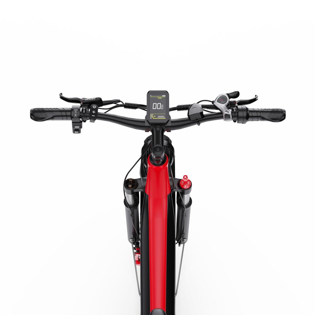 DUOTTS Elektrické kolo F26: Motor 750 W, dojezd 120 km, 26" tlusté pneumatiky, vodotěsnost IPX5, stoupavost 55°