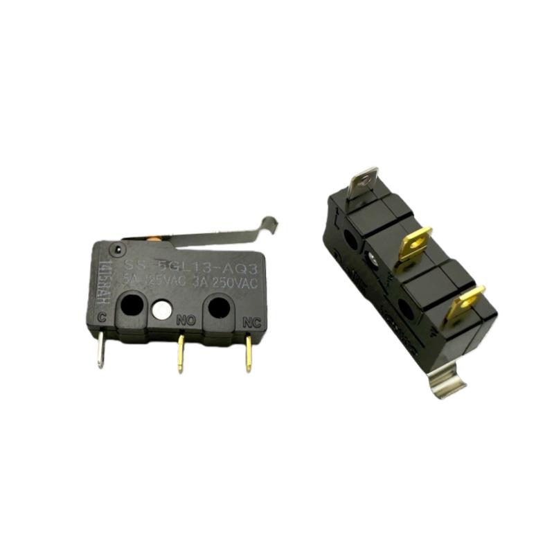Micro Limit Switch SS-5GL13-AQ3, 3-Pin, 3A Tactile Button