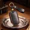 Car Key Cover Is Suitable for Kia Jiahua Pure Handmade Leather Business Vehicle Key Protection Case Ring Bag