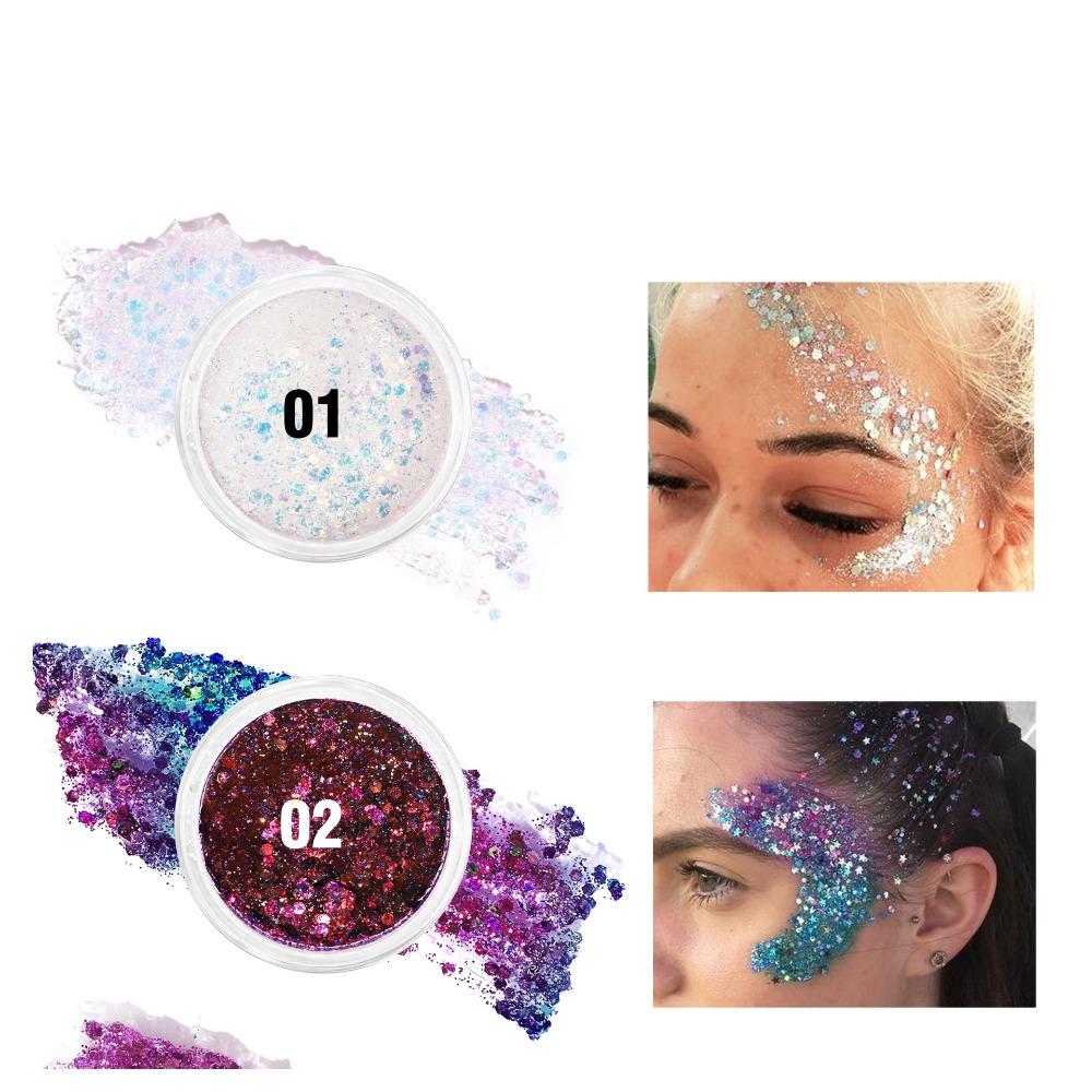HANDAIYAN Change Dragon Sequenant Eye Shadow Gel Face Body Night Shop Stage Small Cosmetic Flash