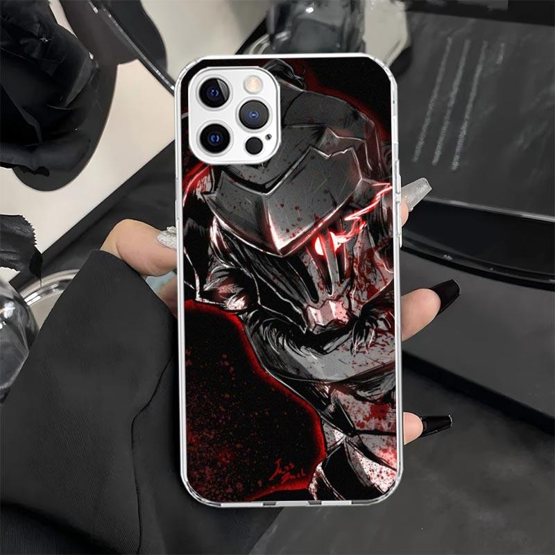 Goblins Slayer Anime Phone Case for iPhone 11 12 13 Mini 14 15 Plus 16 Pro Max 17 Air 16E 7 8 SE 17ProMax Soft Fundas Cover