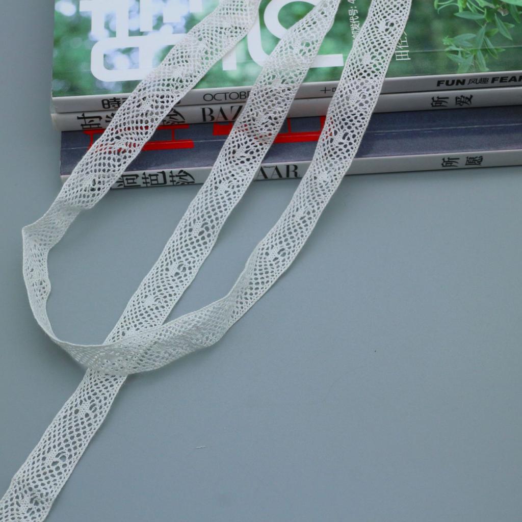Hollow Cotton Thread Lace Handmade Diy Decorative Lace Strap Clothing Clothes Tablecloth Curtains Fabric Material Lace Edge