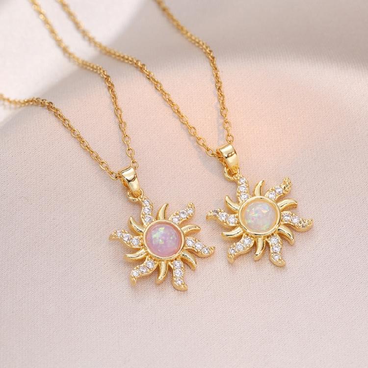 Modern Sunflower Pendant Necklace Trendy Flower Pendant Necklace Accessory Ideal for Dates and Special Occasions