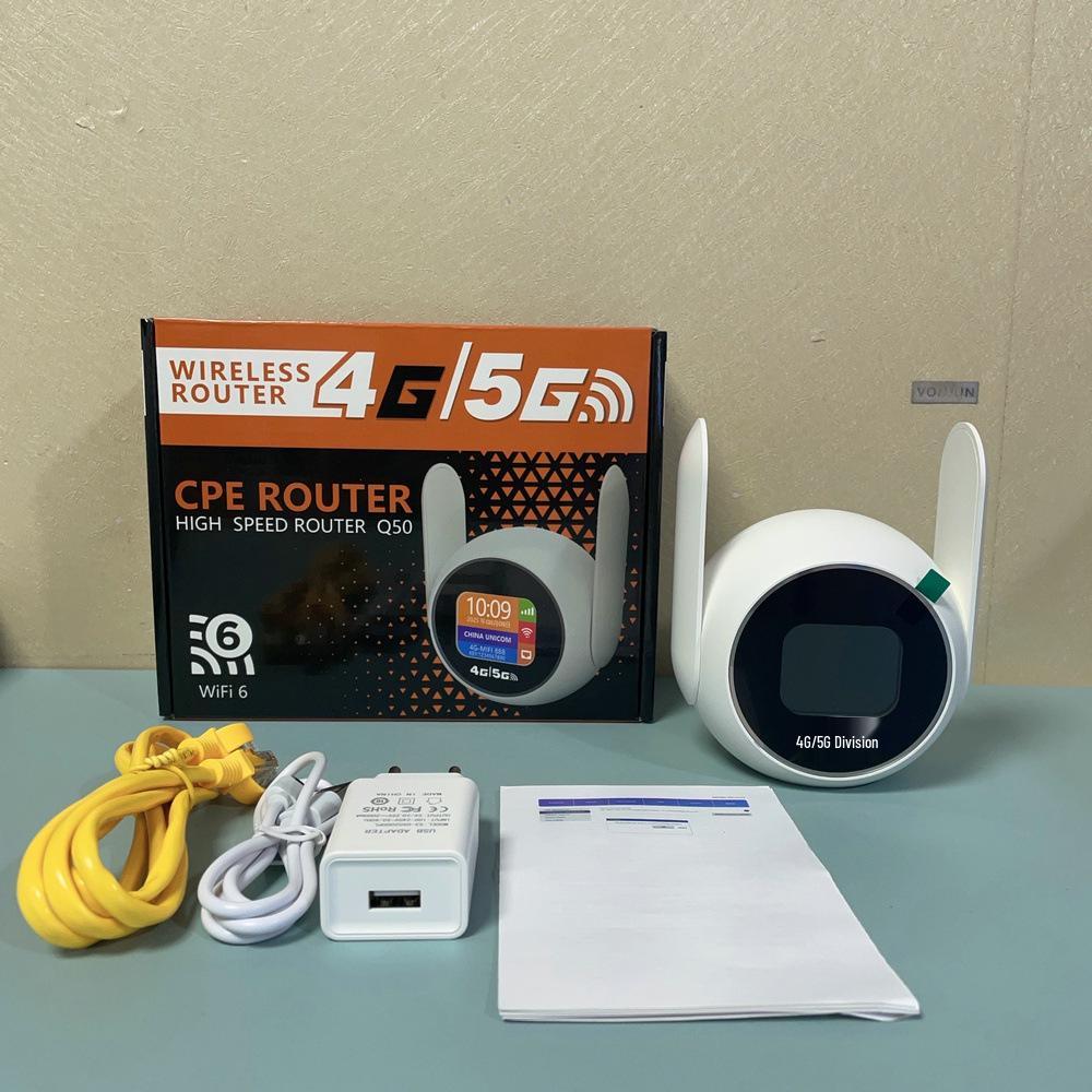 4G LTE Mobile Hotspot WiFi 6 Router with SIM and Ethernet Support