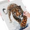 Diy Diamantová maľba Zvieratá Leopard Diamantové vyšívanie Výpredaj Orlie kamienky Mozaika Krížové vyšívanie Dekor pre domácnosť