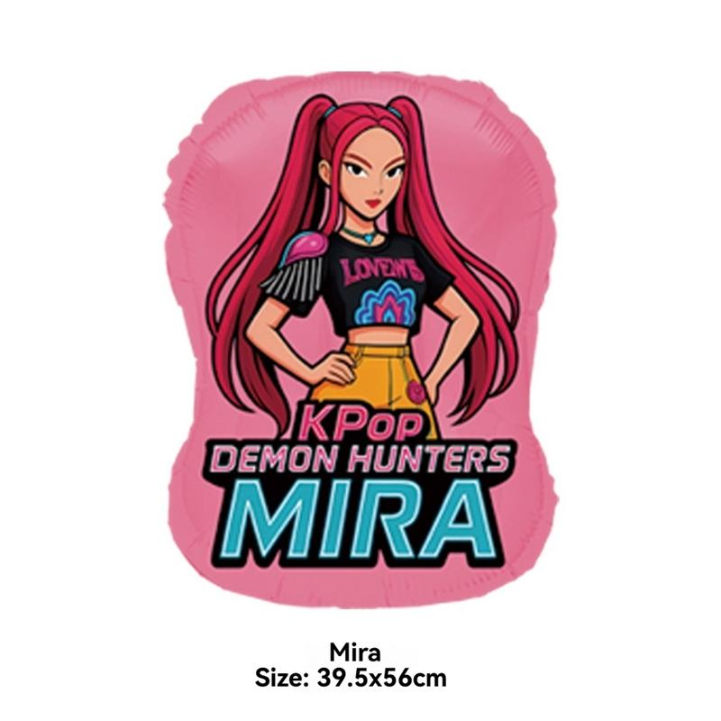 Anime Movie Kpops Demons Hunte Balloon Foil Balloons Set Game Balloons Set Kids Baby Shower Birthday Party Decor Supplies Gifts