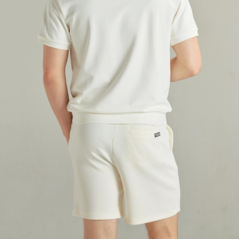GOXO Sports Fit Shorts White   Model