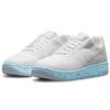 Nike Air Force 1 Low Crater Flyknit White Ice Blue Women's Sneakers DC7273-100