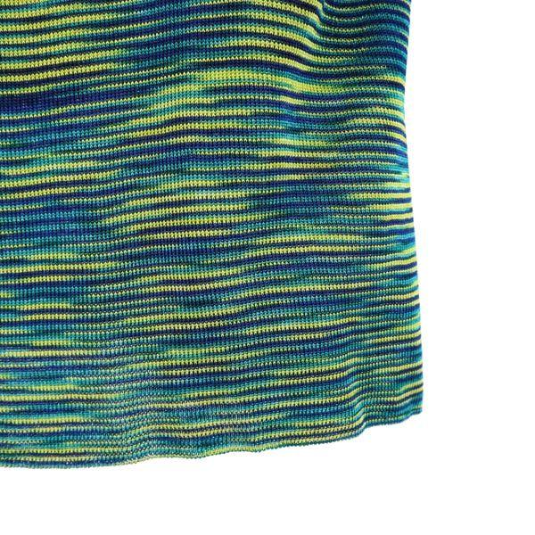 Missoni Made In Italy All-over Print Short Sleeve Knit Short Sleeve Sweater Women Used