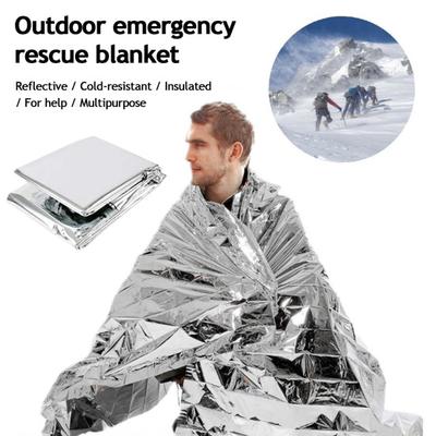 1/10 db Kültéri túlélő takaró Vízálló Hordozható Vészhelyzeti Hő takaró Hideg időjáráshoz Kültéri Kemping Hátizsákos Túrázás Szigetelt Tér takaró