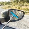 Retractable Rearview Mirror & Window Cleaning Brush/Squeegee