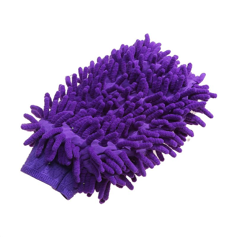 Car Washing Tools Chenille Car Wiping Gloves Coral Velvet Water Absorbing Cleaning Products Lock Mouth Waterproof