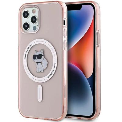 Karl Lagerfeld Klhmp12Mhfccnop Iphone 12/12 Pro 6.1 Różowy/Pink Hardcase Iml Choupette Magsafe