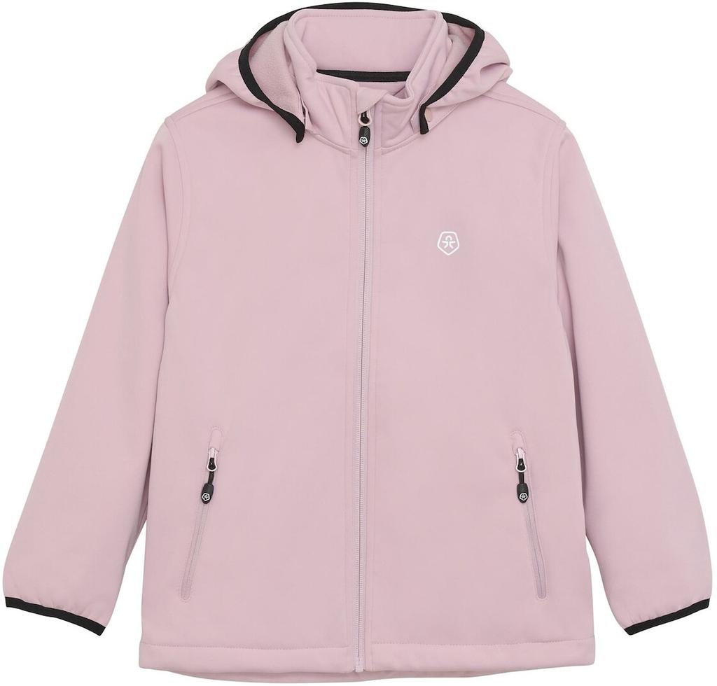 Color Kids Softshell Fleece Jacket Off-white Lilac
