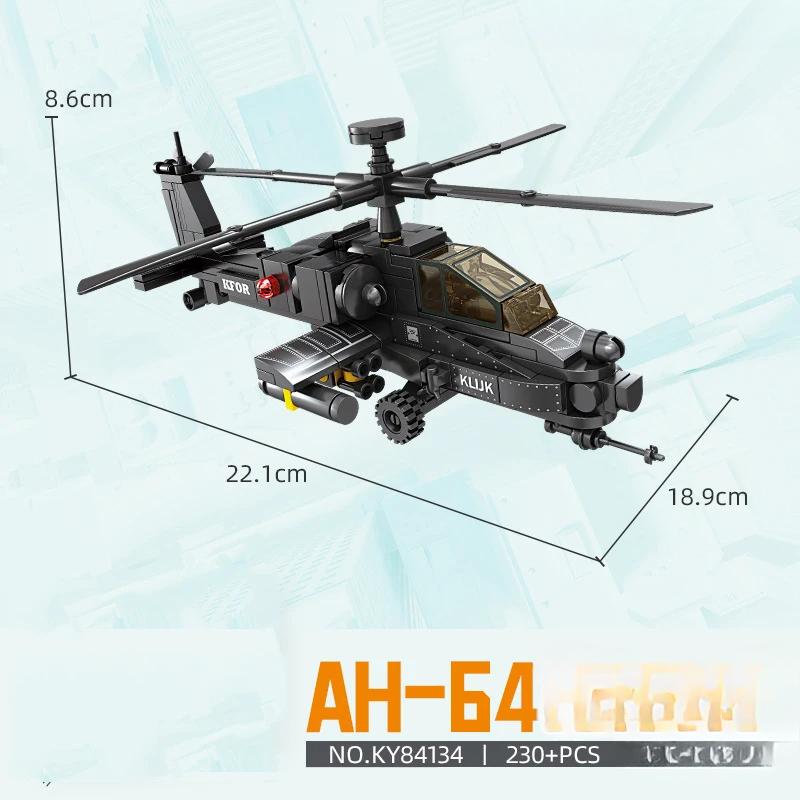 

Вертолетные наборы AH-64 Боевые вертолеты Mi-28 Havoc Eurocopter Tiger Строительные блоки Военный армейский истребитель Hind Транспортный городской военный