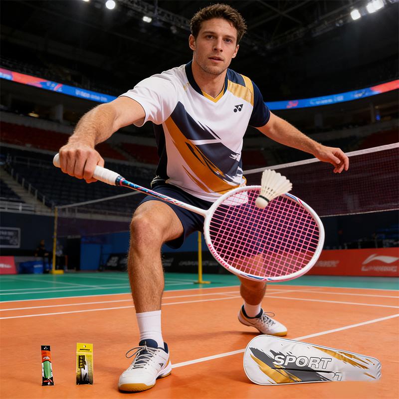 21 LBS badminton racket carbon fiber man woman adult high elasticity durable major Attack racket defense Competition level