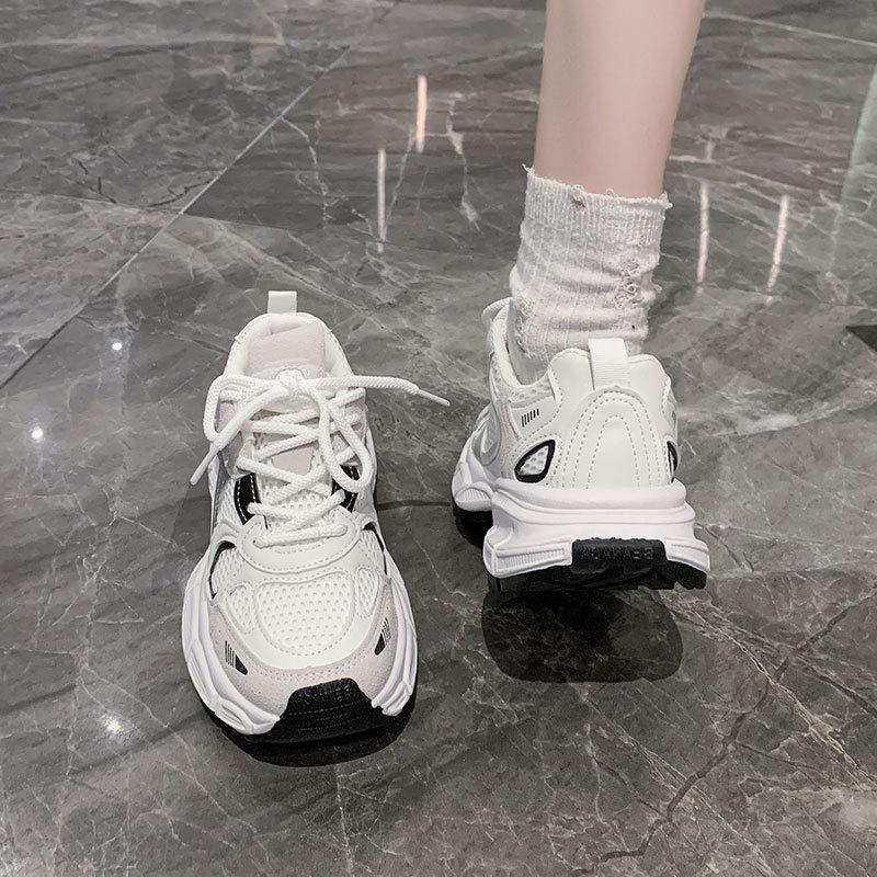 Dad shoes  new spring and autumn  shoes versatile thick-soled heightening casual sports shoes