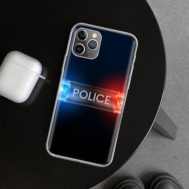 Police SWAT FBI Phone Case Cover for iPhone 18 11 12 13 Mini 14 15 Plus 16 Pro Max 17 Air 7 8 + SE Art Customized Fundas 11 12 13 M