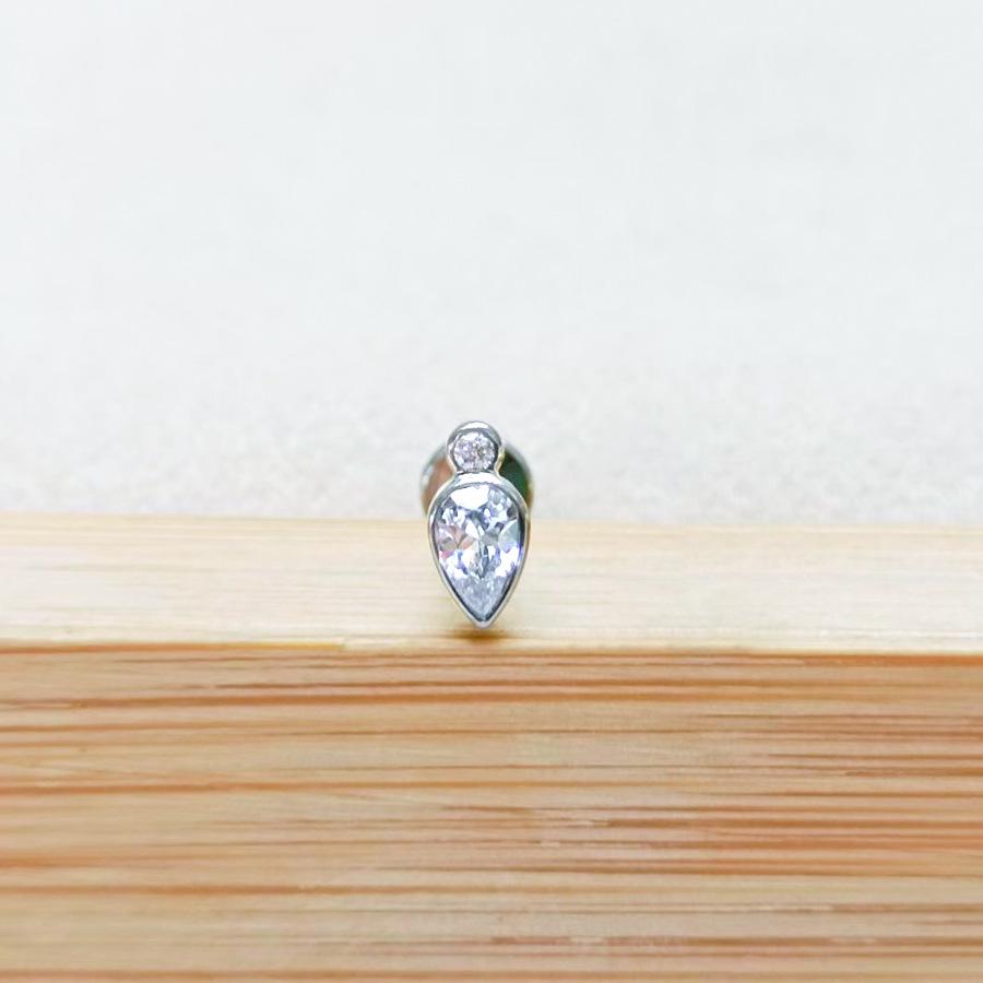 

2024 Усы Цветок Ракушка Корона Лабрет и Пирсинг Хряща Уха, Штанга 1,0/1,2 мм и 0,9 Зуб 1.2x6mm Tooth M0.9