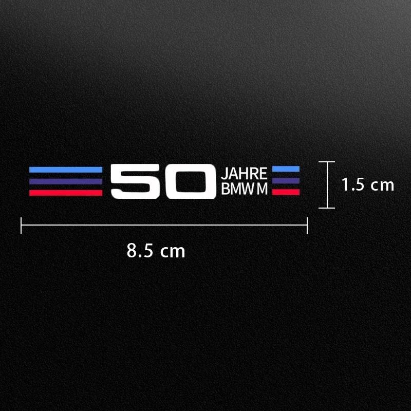 

E60 E93 2025 Нове Для BMW M X3 X5 X6 Автотовари Наклейка-значок гальмівного супорта Декор Наклейка Для BMW 50-річчя E36 E46 E63 E64 E65 E66 F 2PCS