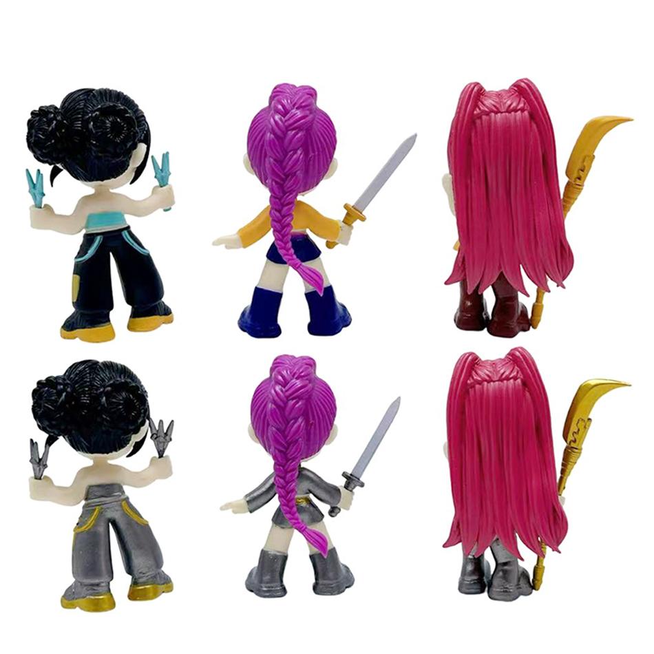K Pop Demon Hunt Box Series Figure Model Toy Cartoon Gaming Peripherals Desk Decoration Halloween/Christmas for Kid GiftK