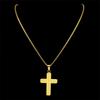 Collana Pendente Croce Bibbia Scritture Cattoliche per Donne Uomini Acciaio Inossidabile Colore Oro Religione Catena di Preghiera Gioielli NZZZ797