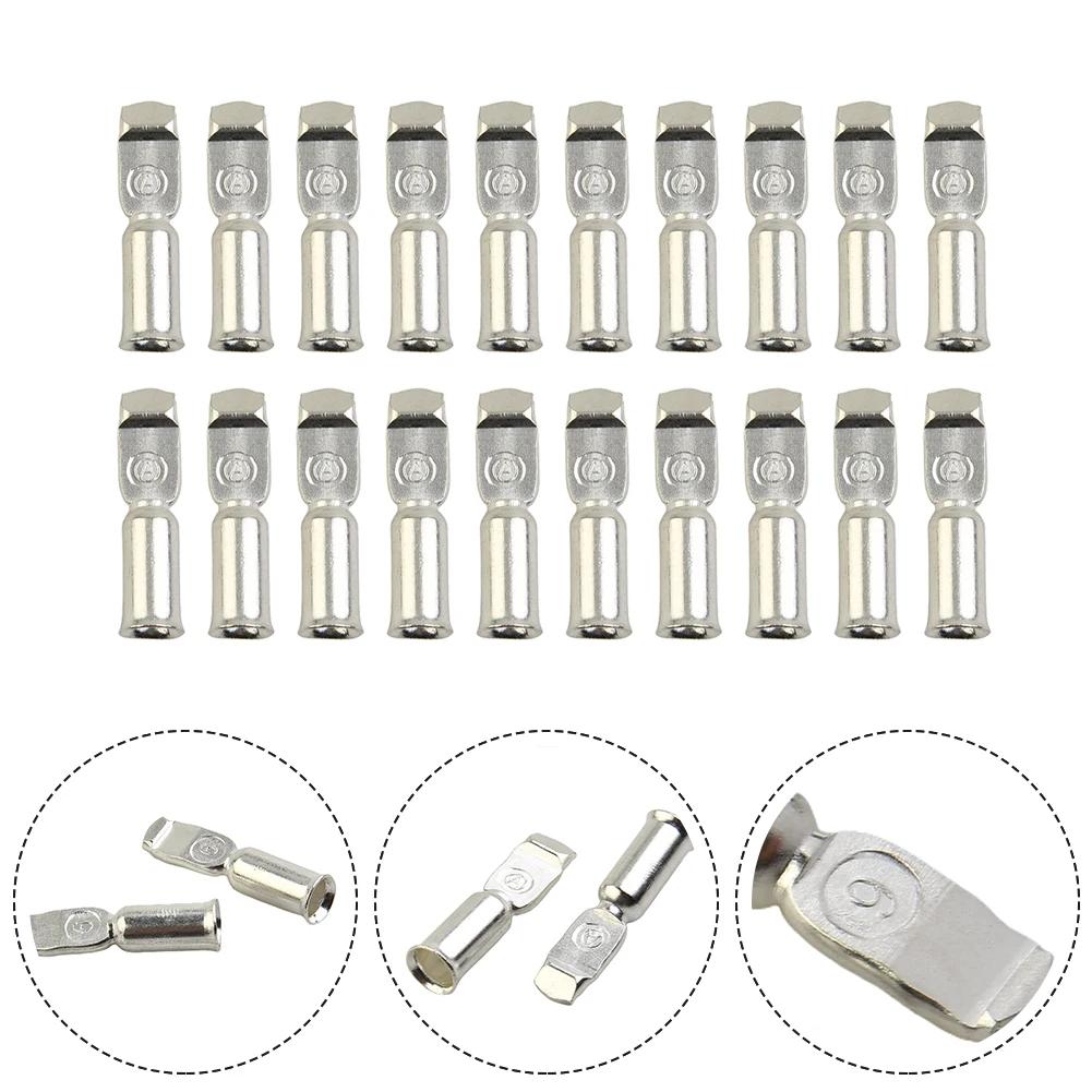 Copper Connector Cable Terminal Contacts For Battery Connections Plugs 20 Pieces 20pcs For 50A FOR Anderson Style Hot Sale