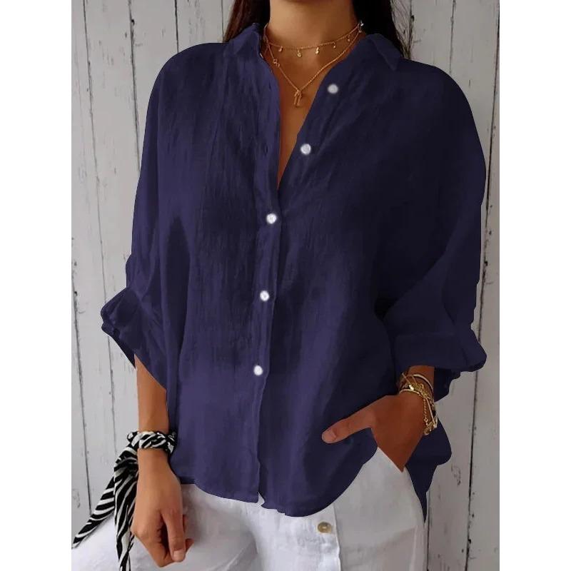 Women Casual Breathable Back Tie Thin Sunscreen Long Sleeve Shirt