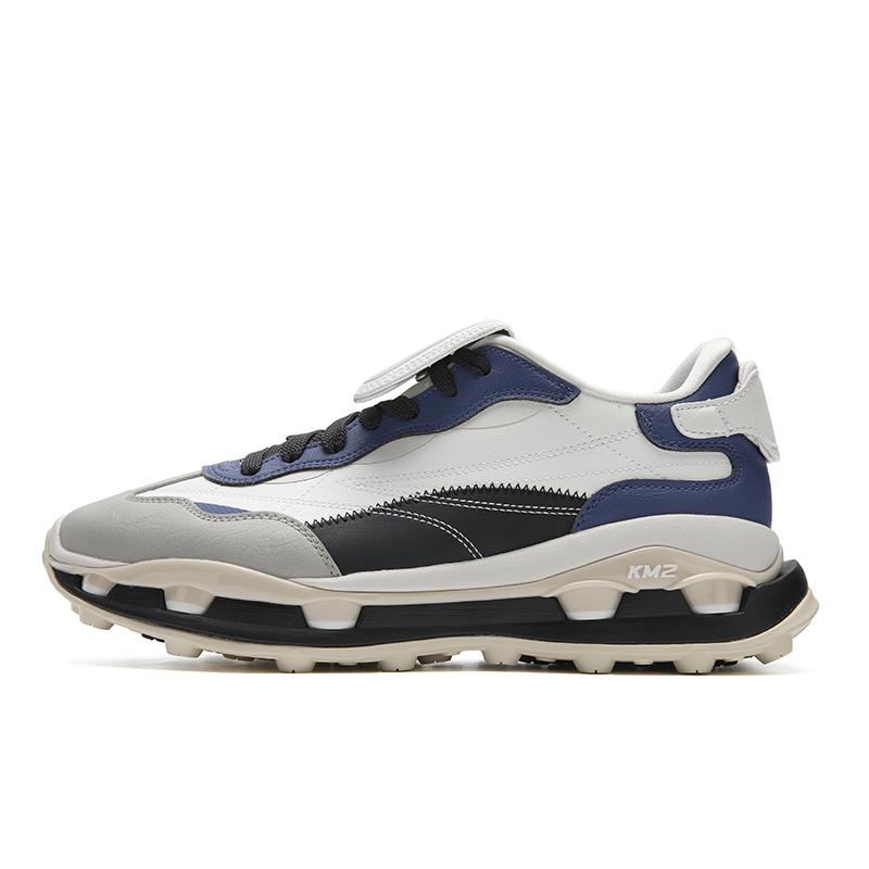 FILA KM2 Cushioning Abrasion Resistant Lightweight Low top Casual Shoes Men s White Blue F12M543119FBC 40.5