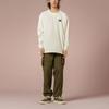 Vans Back Logo Print Loose Round Neck Pullover Long Sleeve T-Shirt Unisex Tops Off-White VN00092PFS8