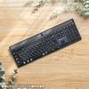 SANWA SUPPLY Solar Charging Bluetooth Keyboard SKB-BTEC1BK