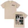Rap Singer Cris MJ Album Tour Pattern Tshirt 2026 Summer New Men Clothing Harajuku High Street Y2K Tshirt Mens Cotton Tshirt