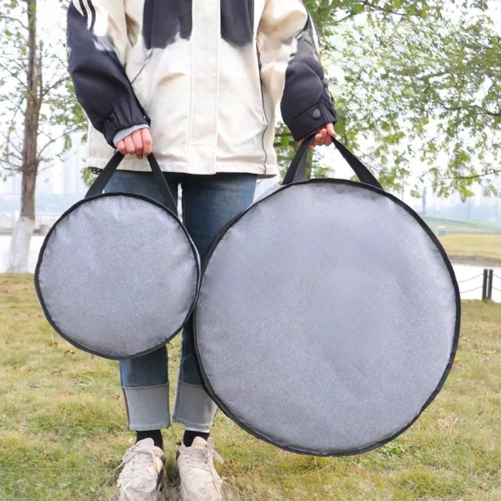 Multi-Functional Storage Bag Round Handheld Plate Bag New Household Organizer  Cam Tent