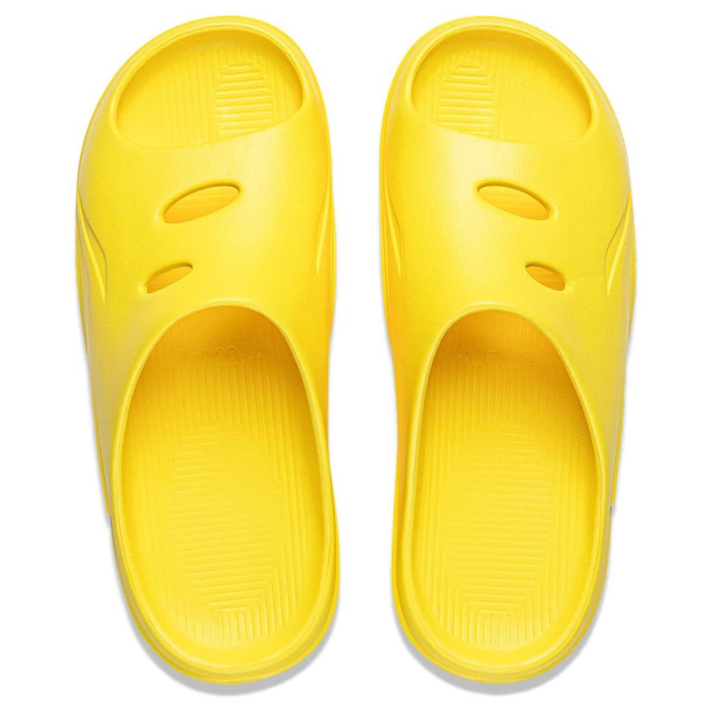 Li Ning Badminton Collection Slide Slippers Unisex Yellow AYCV001-2