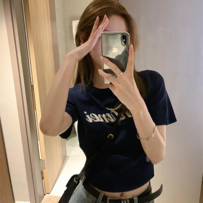 

Футболки (Женский) Вяжем короткую футболку одного размера.