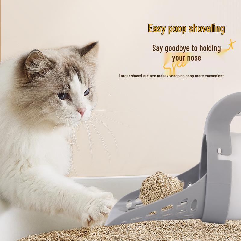 Pet Leash with Poop Scooper & Large Storage Box