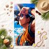 Dragon Ball Soft Beach Towel Stylish Beach Pool Towel for Summer Seaside Vacation Travel