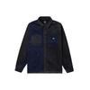 Colorblock Corduroy Shirt Asia Sizing 'Navy Black' Men's 10023519-A02