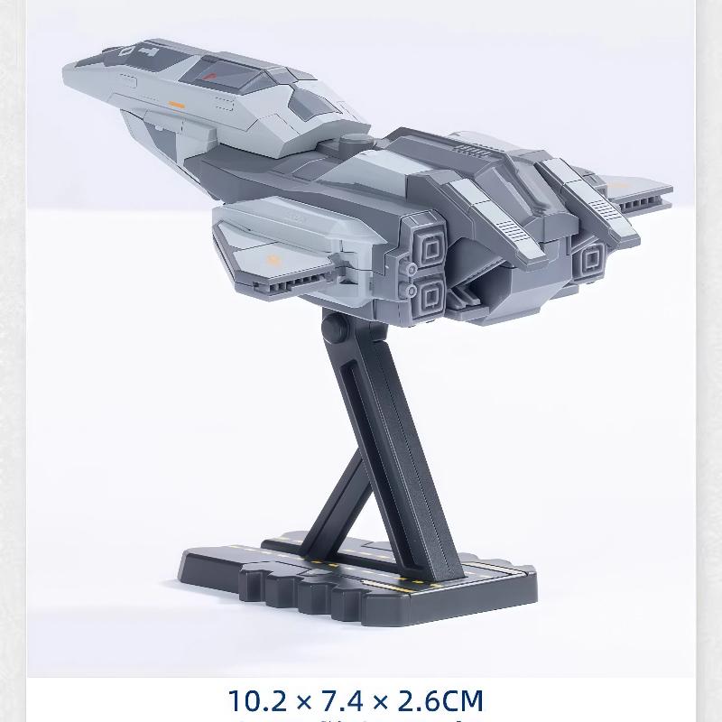 

Kaidiwei Nantianmen Project Chixiao Rescue Spaceship Small Scale Alloy Simulation Fighter Aircraft Model Desktop Ornament