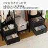 SINNONAKA Hanger Rack with Clothes Large Clothes Storage Clothes Costume Easy To Clothing Total Load Capacity 180kg Waterproof Drawers, Wardrobe,
