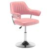 Adjustable Swivel Bar Stool with Backrest