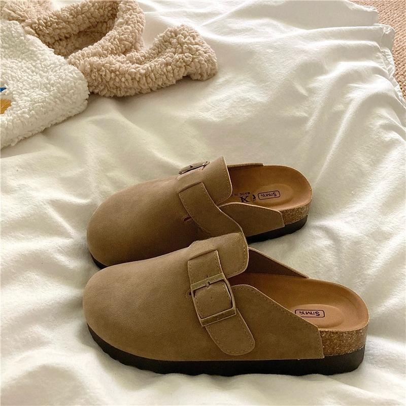 

Новые женские туфли на толстой подошве, увеличивающие рост, шлепанцы с противоскользящей подошвой 41 хаки