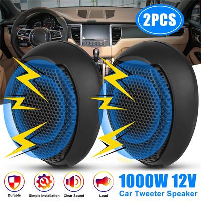 1 זוג של 1000W אוניברסלי לרכב כיפת טוויטר עמיד למים סופר כוח הפחתת רעש גבוהה רמקול שמע ברמת Hifi בתדר גבוה