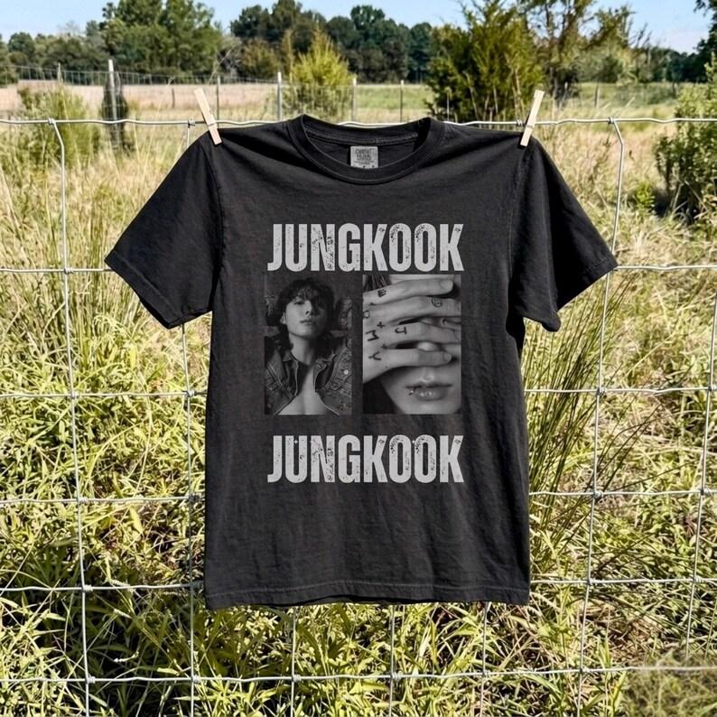 2026 Damen Herren Jung Kook Hochwertiges T-Shirt BTS Arirang Tour Merch Bangtan Sonyeondan Grafik-T-Shirt
