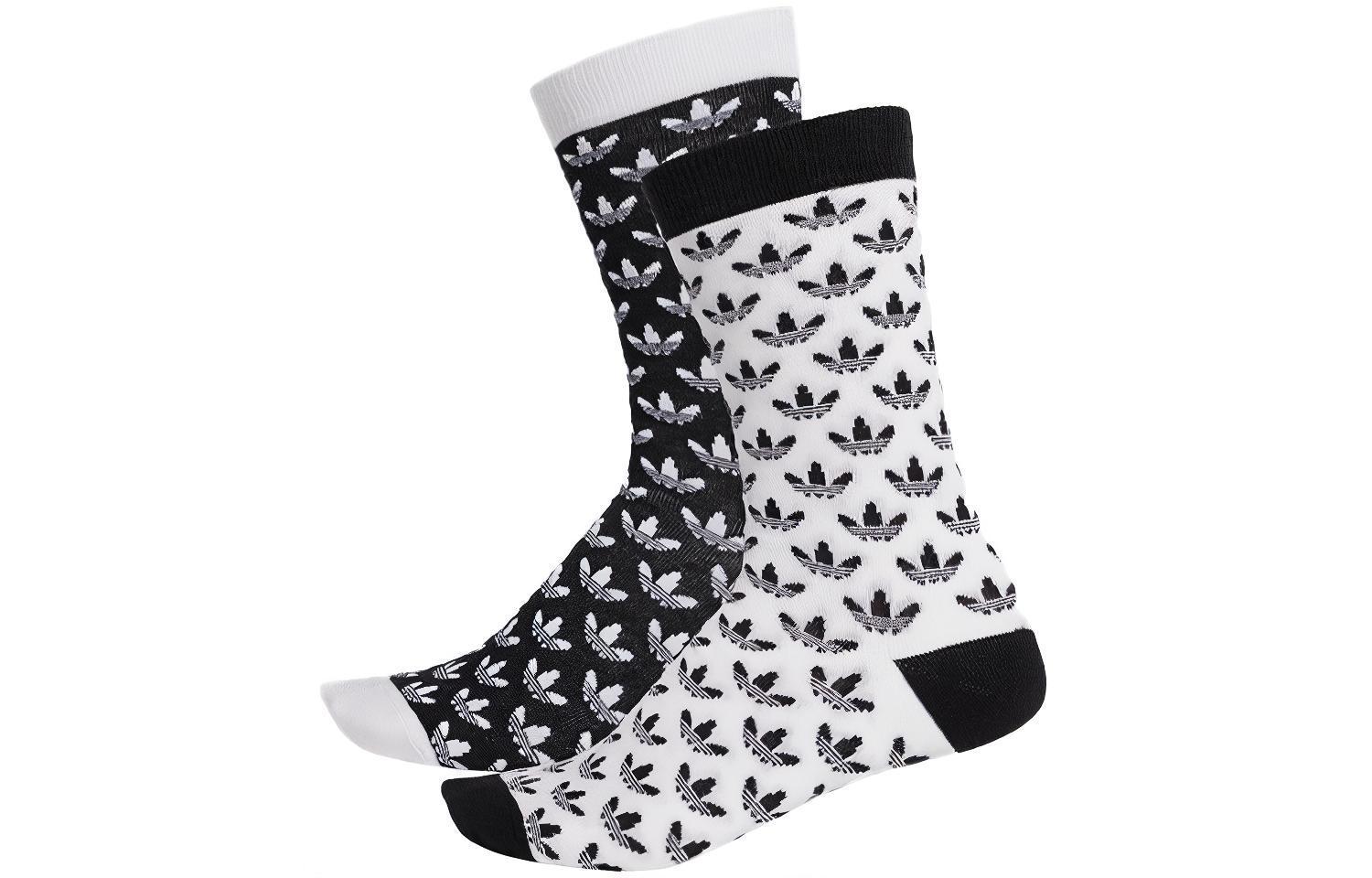 Adidas Originals Тонкие носки Cr Носки Crew Унисекс 2 пары Разноцветные DV1864 M