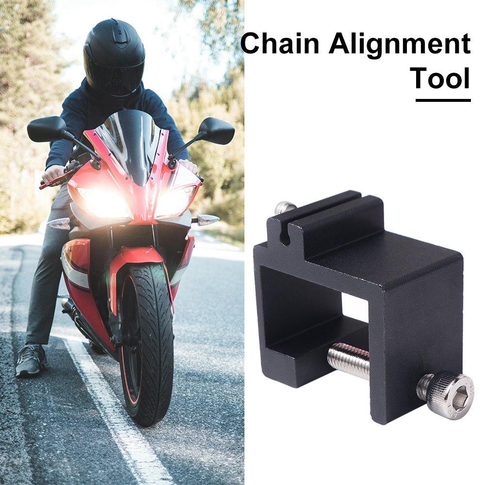 Heavy Duty Motorcycle Chain Alignment Tool Motorbike Chain Adjusting Tool  Sport Dirt Bike