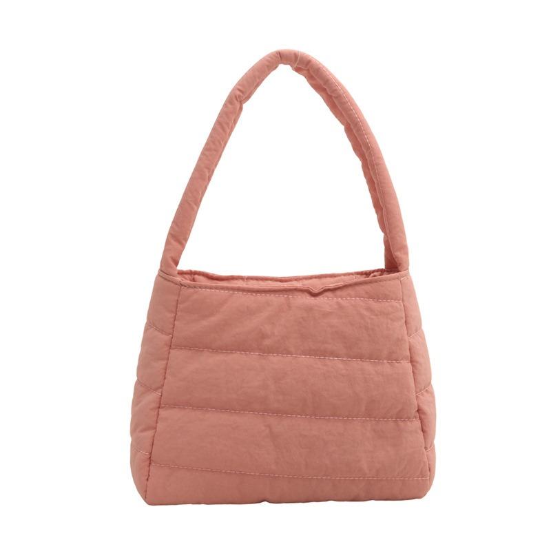 Neue Frühling- und Sommer-Trend einfarbige beliebte Umhängetasche für Pendler, modische lässige Stickgarn-Kleine Tasche für Damen